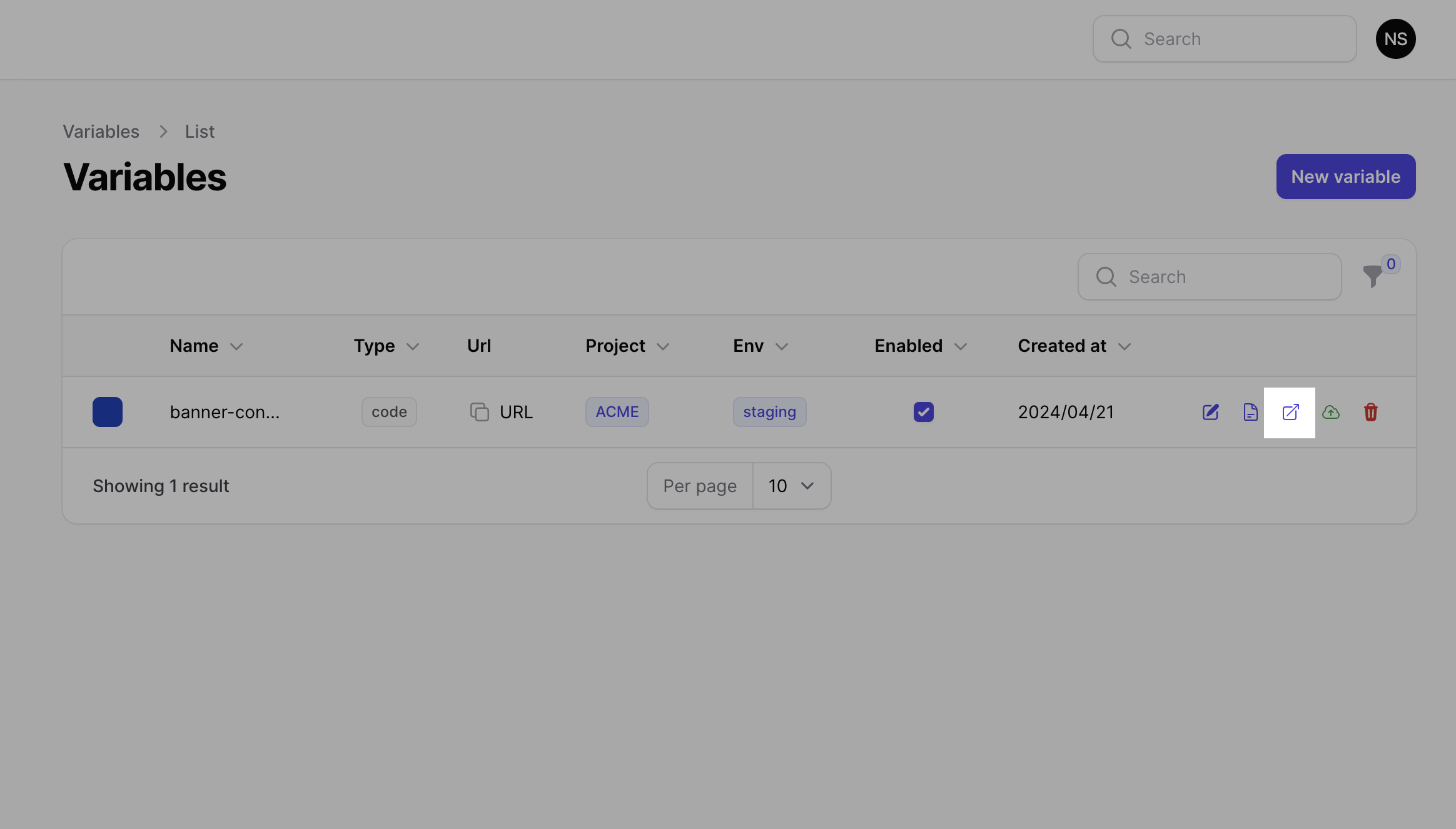 Copy configuration to another environment